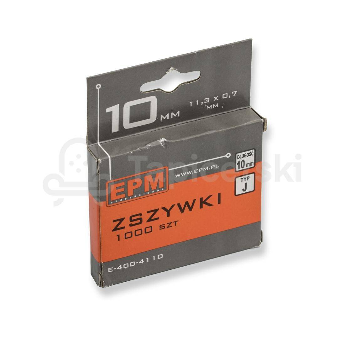 Zszywki EPM 10 mm Typ J-010 OPAK 1000 SZT