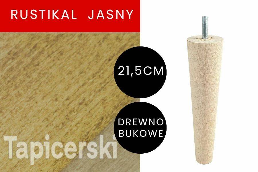 Noga Marchewka |H-21,5 cm|Rustikal Jasny