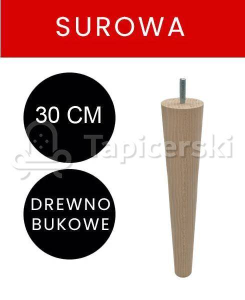 Noga Marchewka |H-30 cm|Surowa-gr.55 mm
