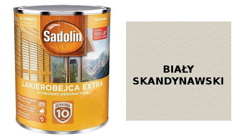 Sadolin EXTRA 5L biały skandynawski!!! (Zdjęcie 1)