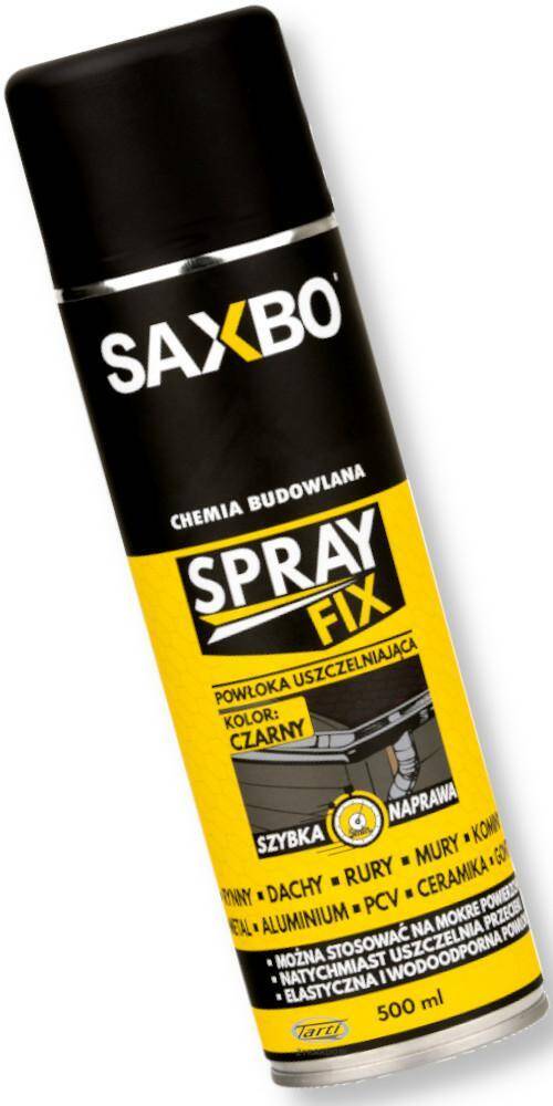 SAXBO Spray CZARNA fix powłoka uszczel.