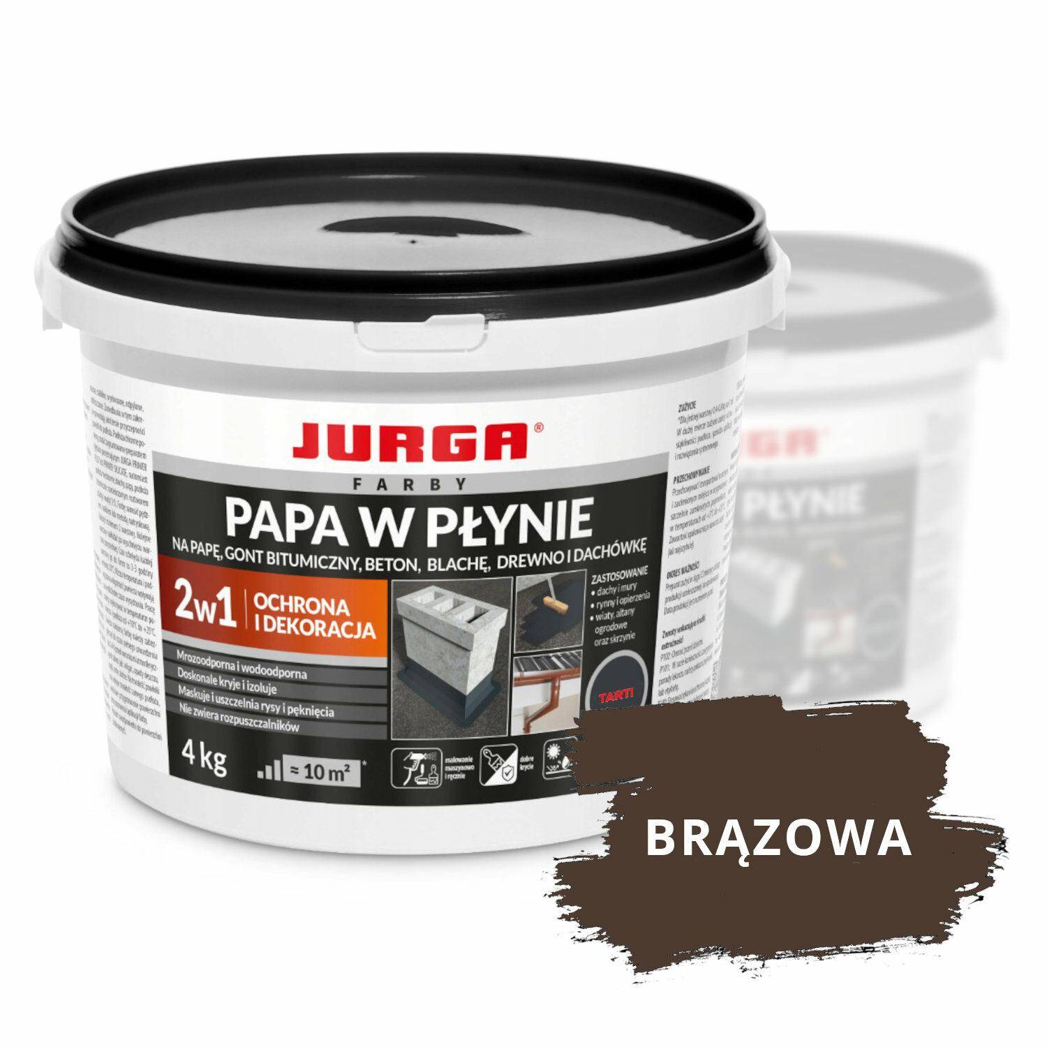 JURGA Papa w płynie 4 kg BRĄZOWA