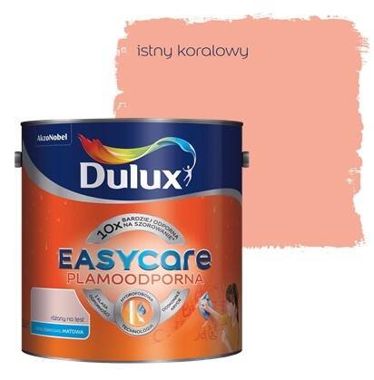 Dulux EasyCare 5L ISTNY KORALOWY (Zdjęcie 1)