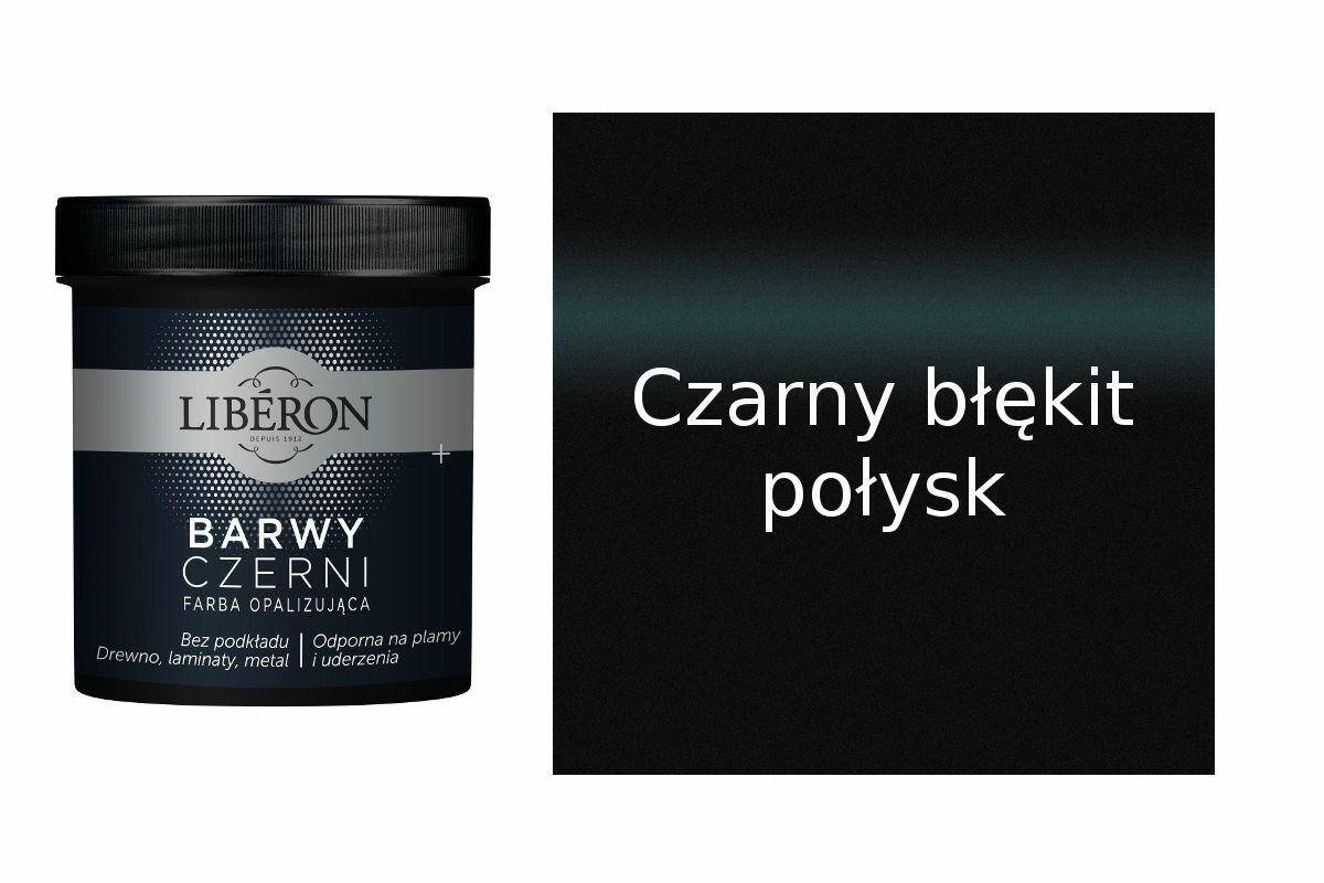 LIBERON Barwy Czerni połysk 0,5l Czarny błękit