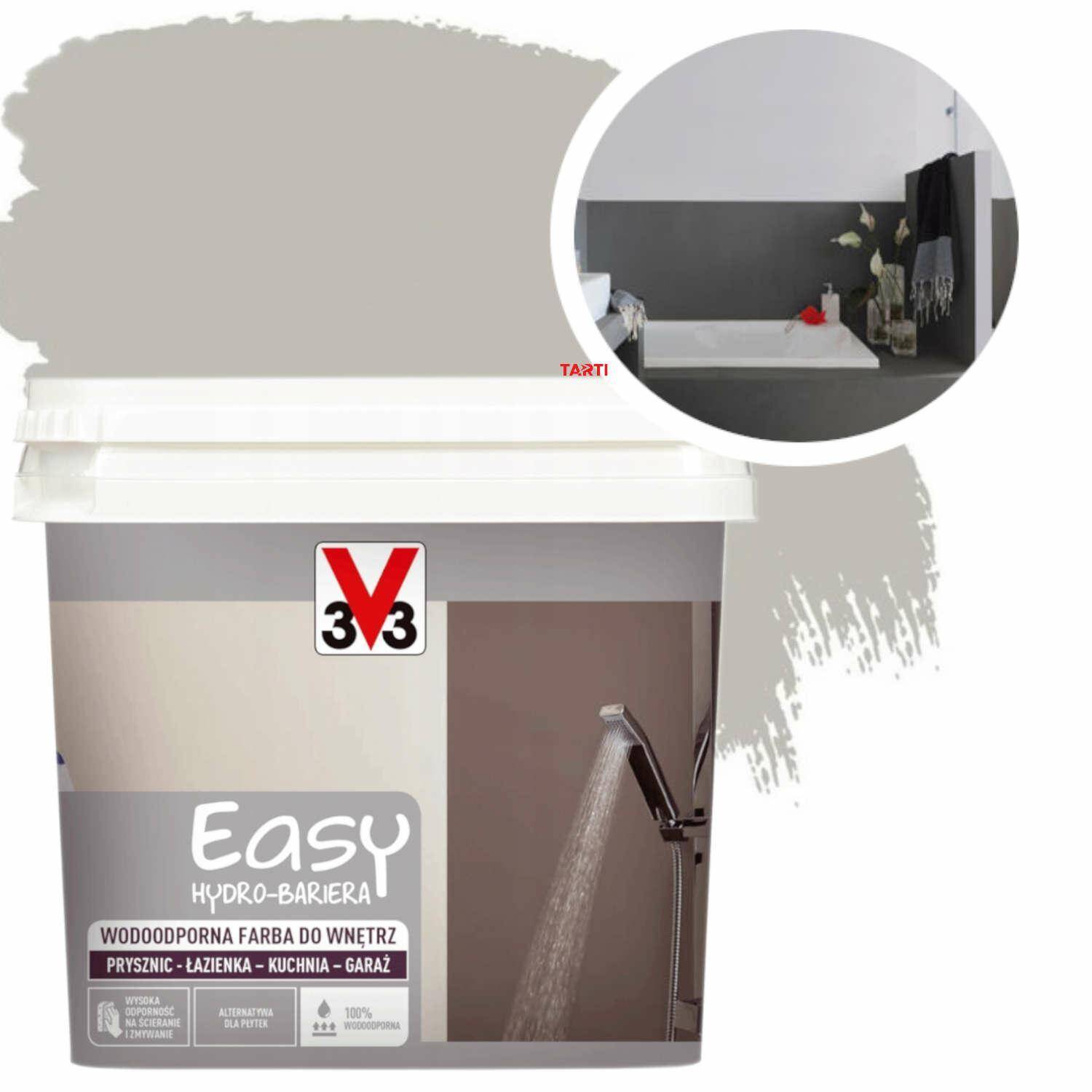 V33 Farba wodoodporna Easy Hydro-Bariera BEŻ 0,75L