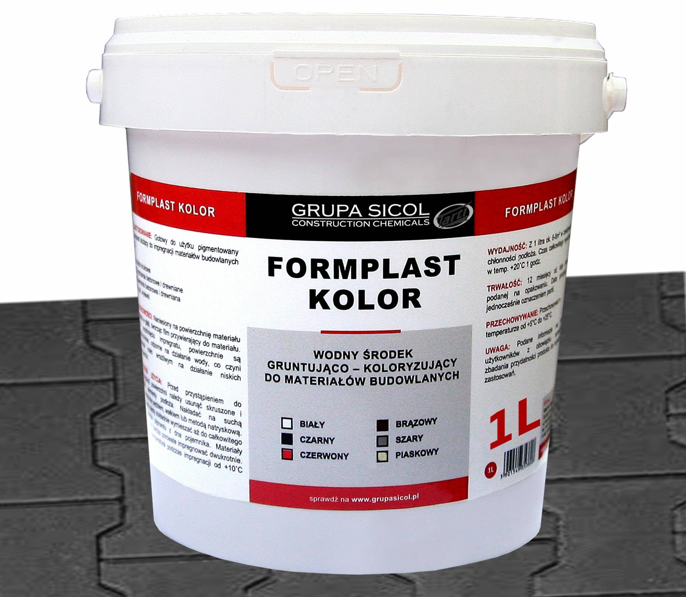 SICOL FORMPLAST KOLOR 1L GRAFITOWY !!!!!