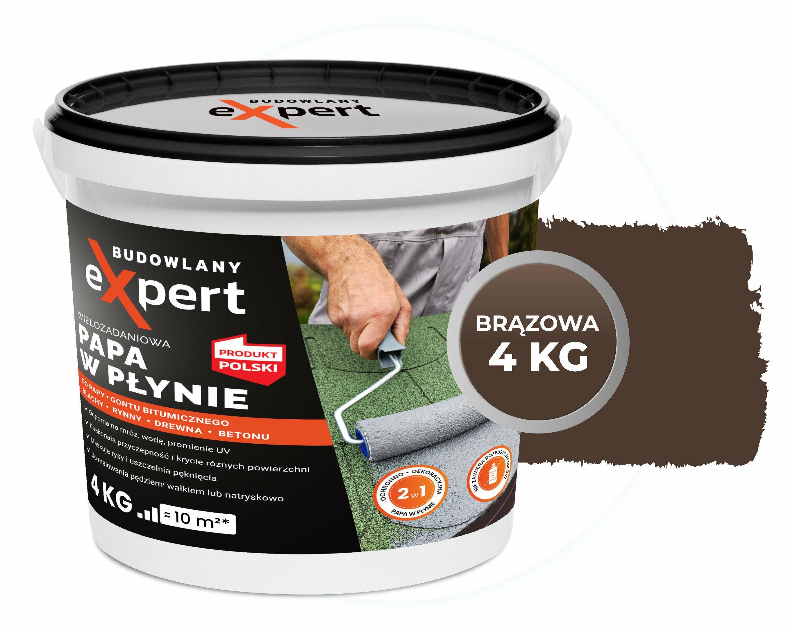 BE Papa w płynie 4 kg BRĄZOWA Budowlany