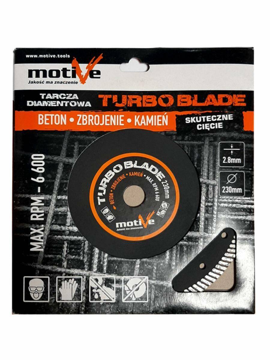 MOTIVE Tarcza TURBO BLADE 230x2,8