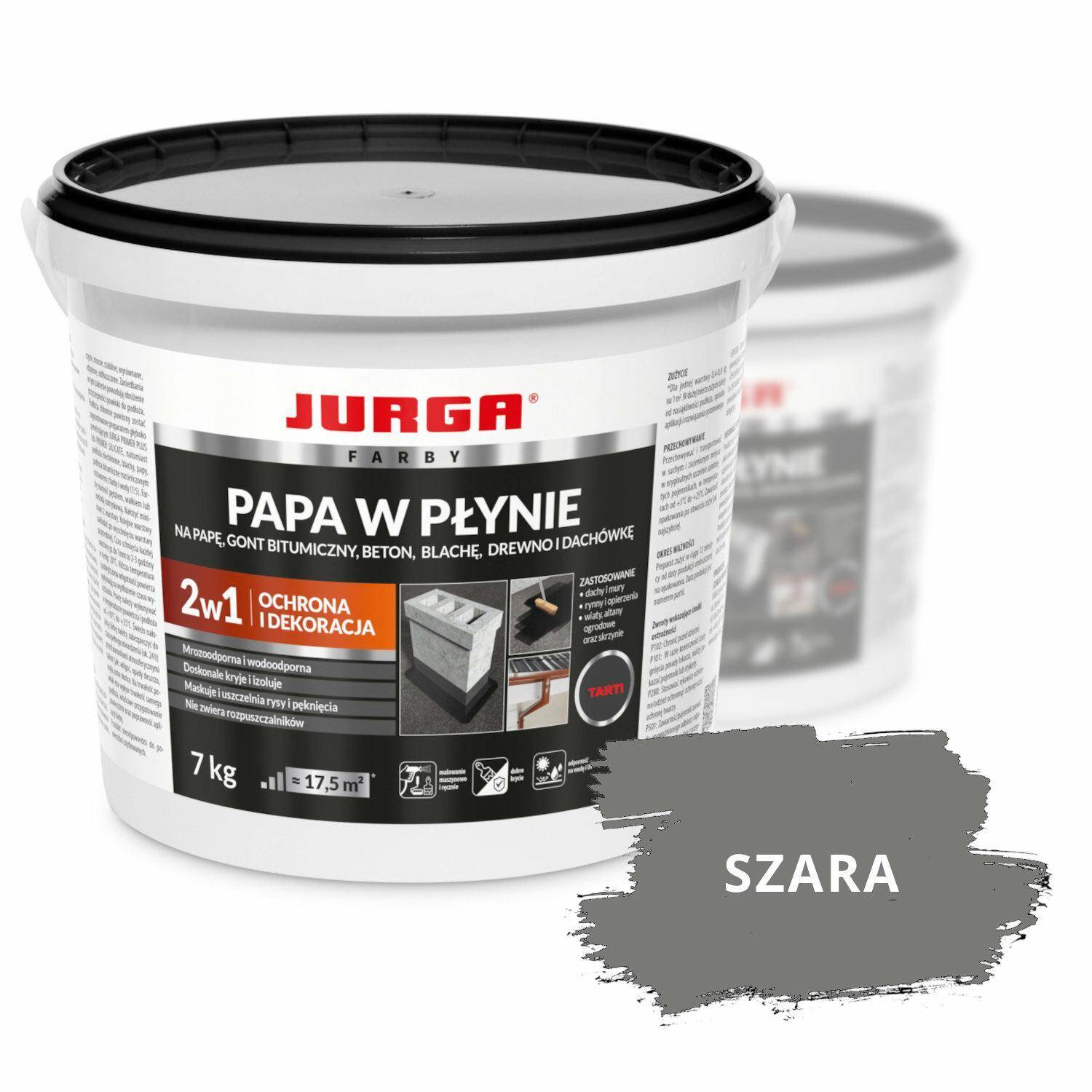 JURGA Papa w płynie 7 kg SZARA