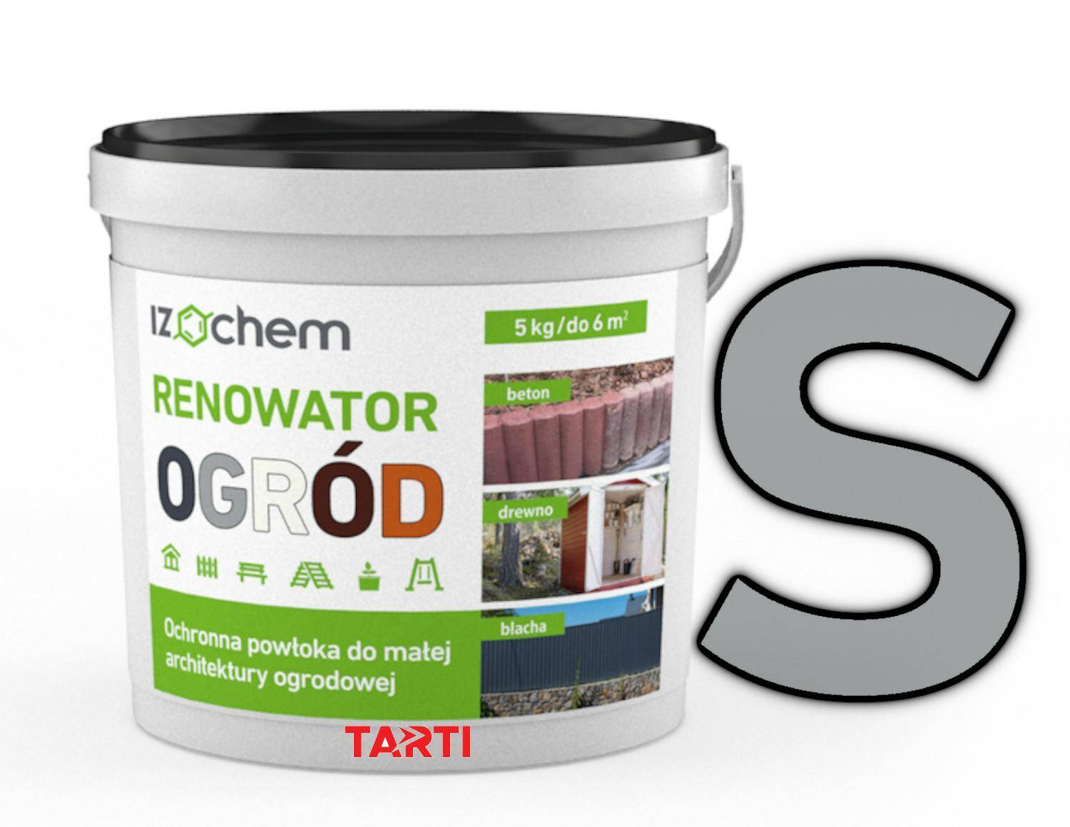 Izochem Renowator OGRÓD 5kg szary RAL