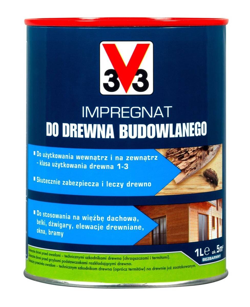 V33 Impregnat do drewna budowlanego 5 L