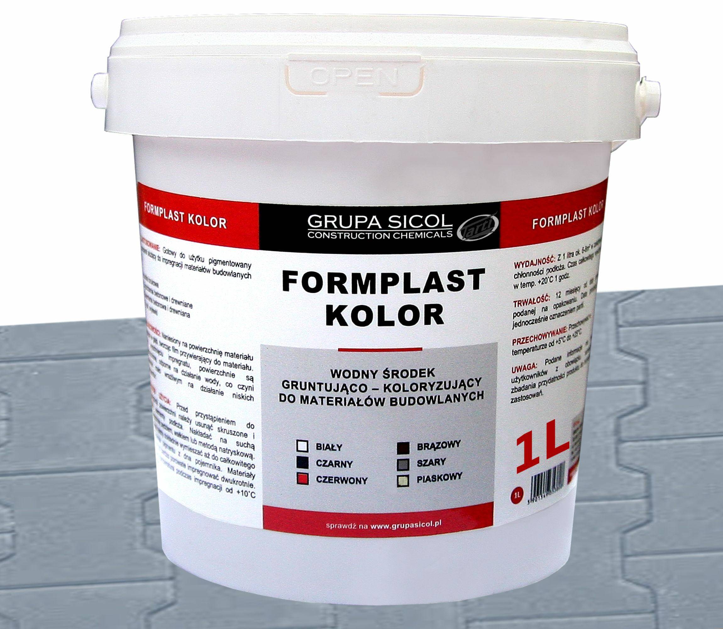 SICOL FORMPLAST KOLOR 1L SZARY !!!!!