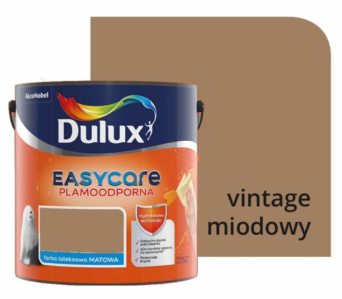 Dulux EasyCare 2,5L VINTAGE MIODOWY - Nowość 2019!