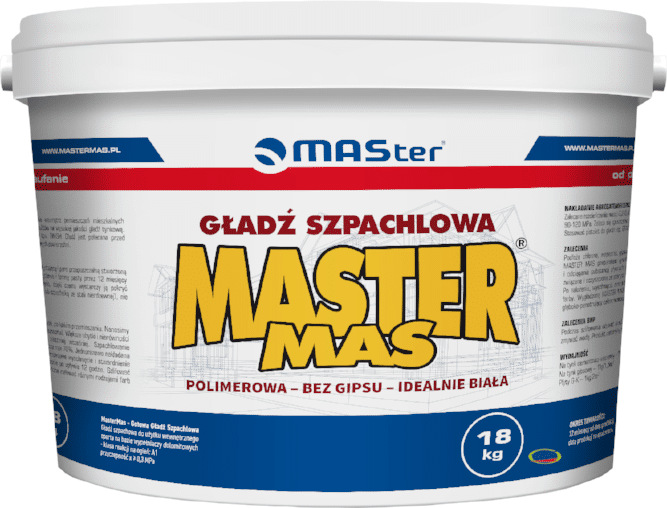 MASTERMAS MASter MAS Gotowa gładź szpachlowa 18kg (Zdjęcie 1)