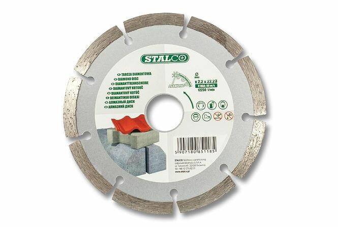 STALCO S-30023 tarcza diamentowa segmentowa do cięcia na sucho średnica 230 mm
