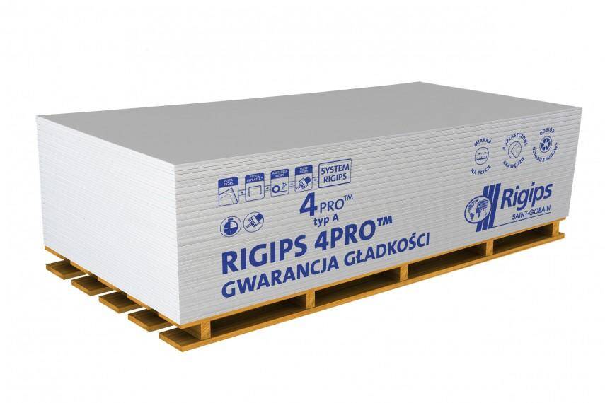 RIGIPS płyta gipsowo-kartonowa 4PRO zwykła 1,2 m x 2,6 m