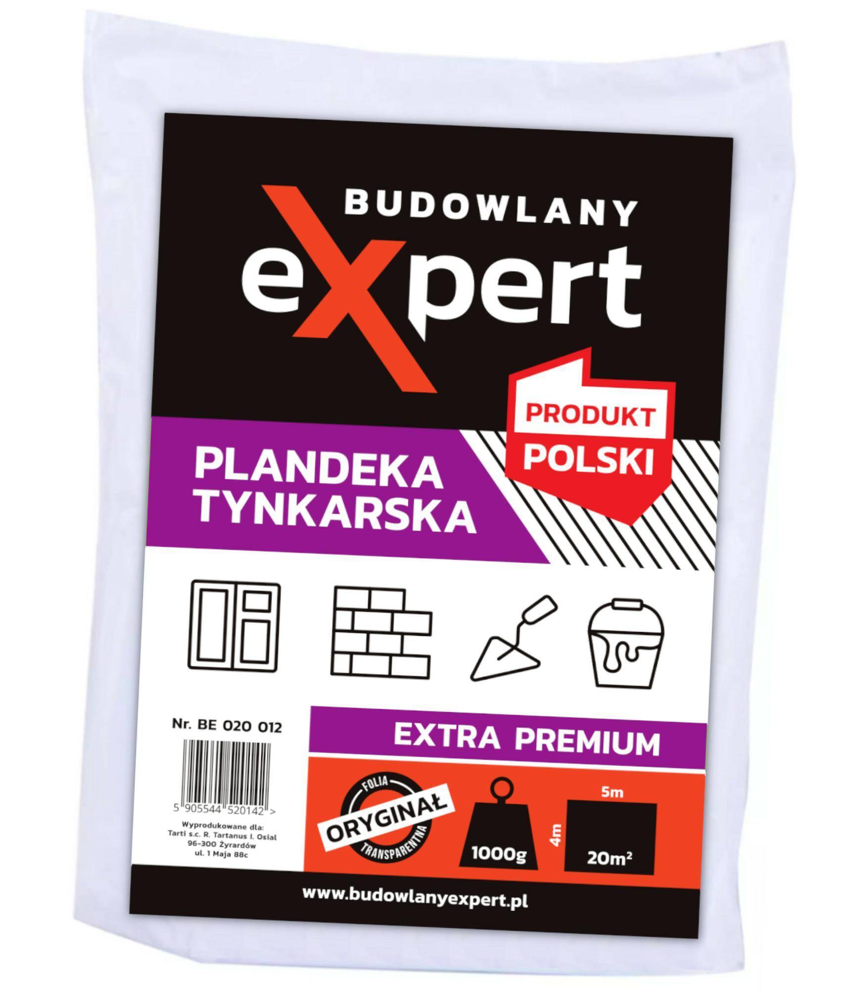 BE 020 012 plandeka tynkarska EXTRA