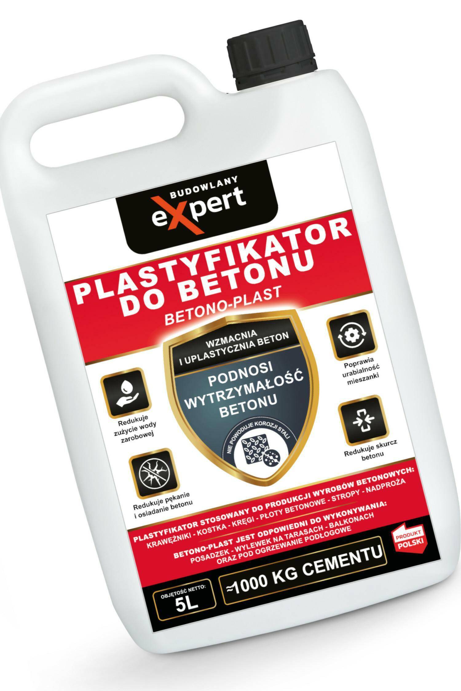 BE BETONO-PLAST 5l plastyfikator do