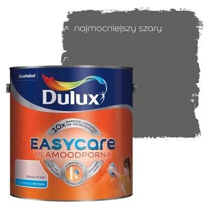 Dulux EasyCare 5L NAJMOCNIEJSZY SZARY (Zdjęcie 1)