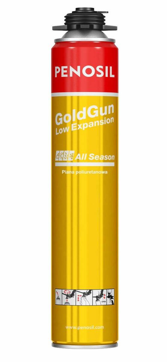 PENOSIL Piana pistoletowa nikoprężna GoldGun Low Expansion 750ml