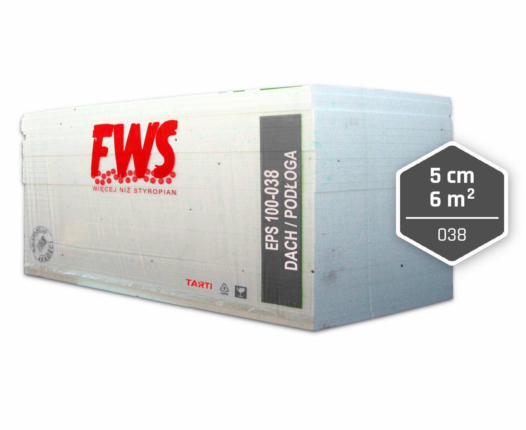 FWS styr. D/P EPS100 038 gr.5cm