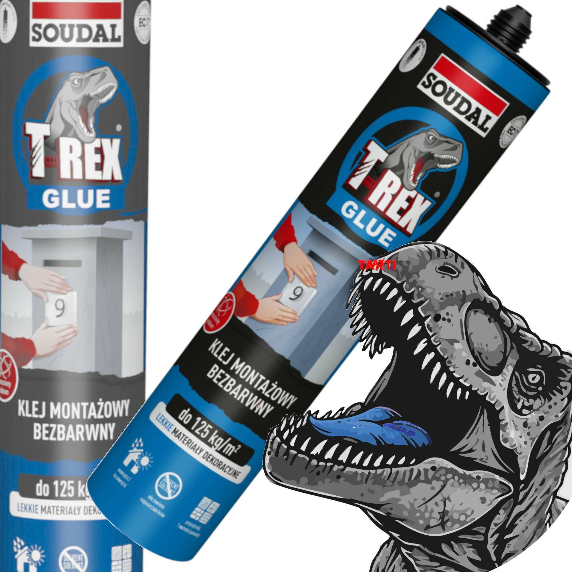 SOUDAL T-REX Klej Montażowy Bezbarwny