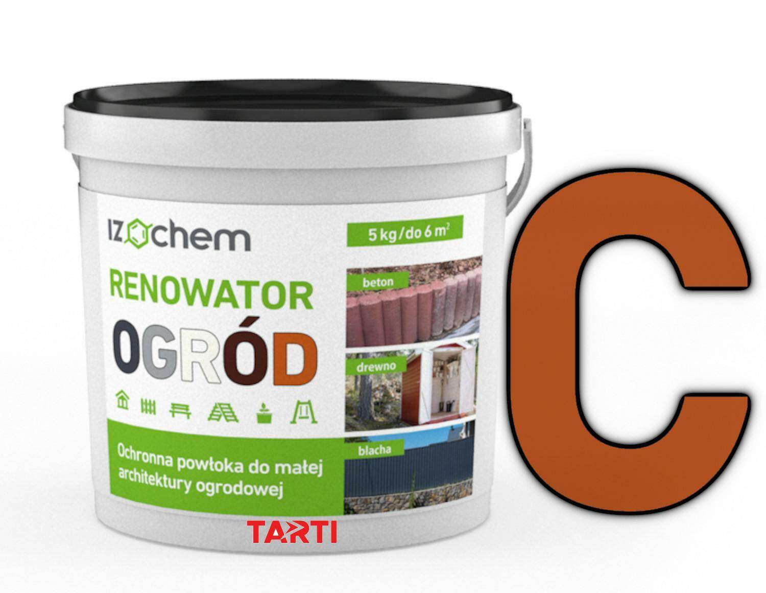 Izochem Renowator OGRÓD 5kg ceglasty RAL