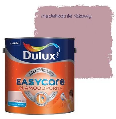 Dulux EasyCare 2,5L NIEDELIKATNIE RÓŻOWY (Zdjęcie 1)