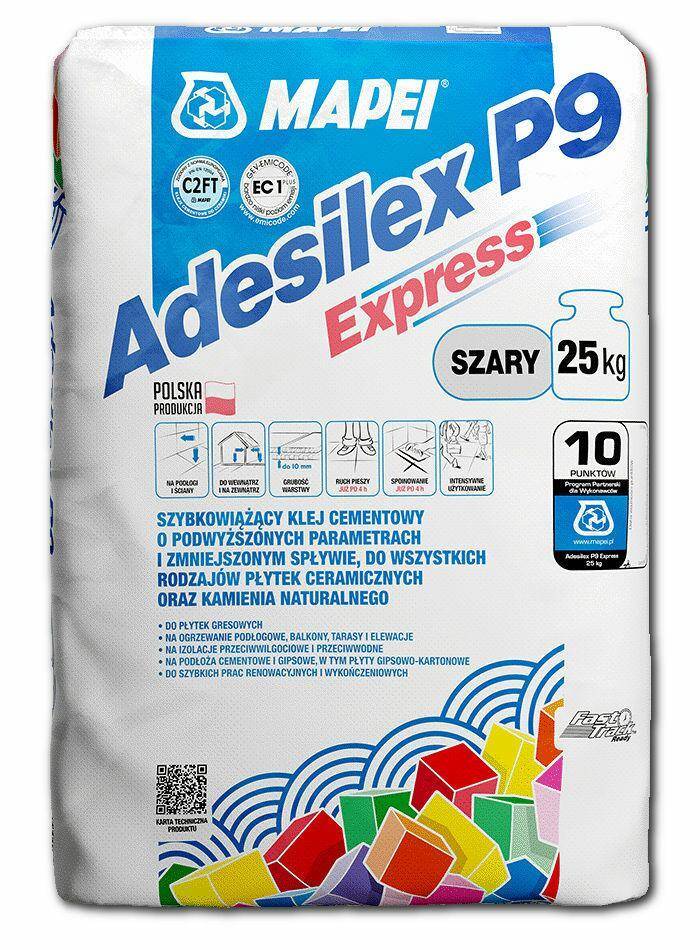MAPEI Adesilex P9 EXPRESS klej 25kg (Zdjęcie 4)