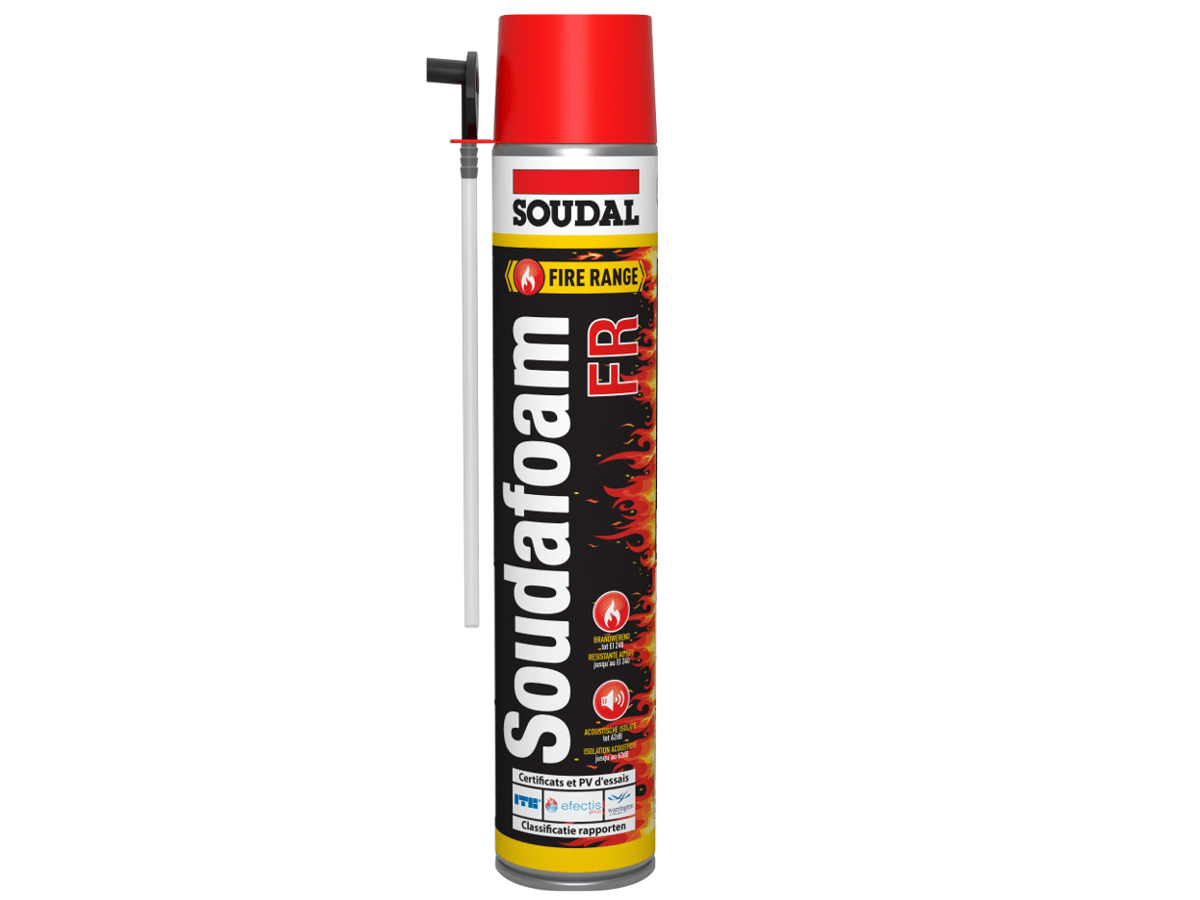 SOUDAL Piana SOUDAFOAM FR 750ml ogień wężykowa