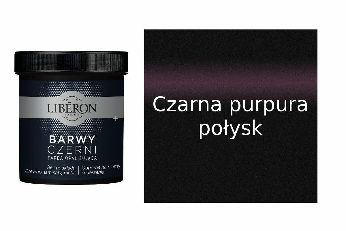 LIBERON Barwy Czerni połysk 0,5l Czarna purpura