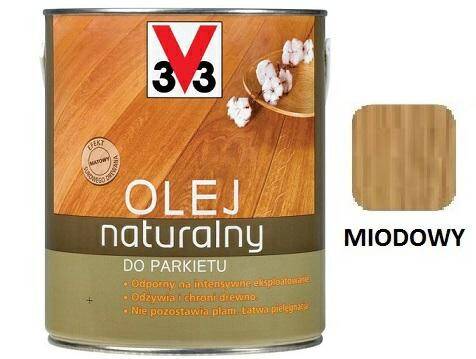 V33 olej naturalny 1L MIODOWY do