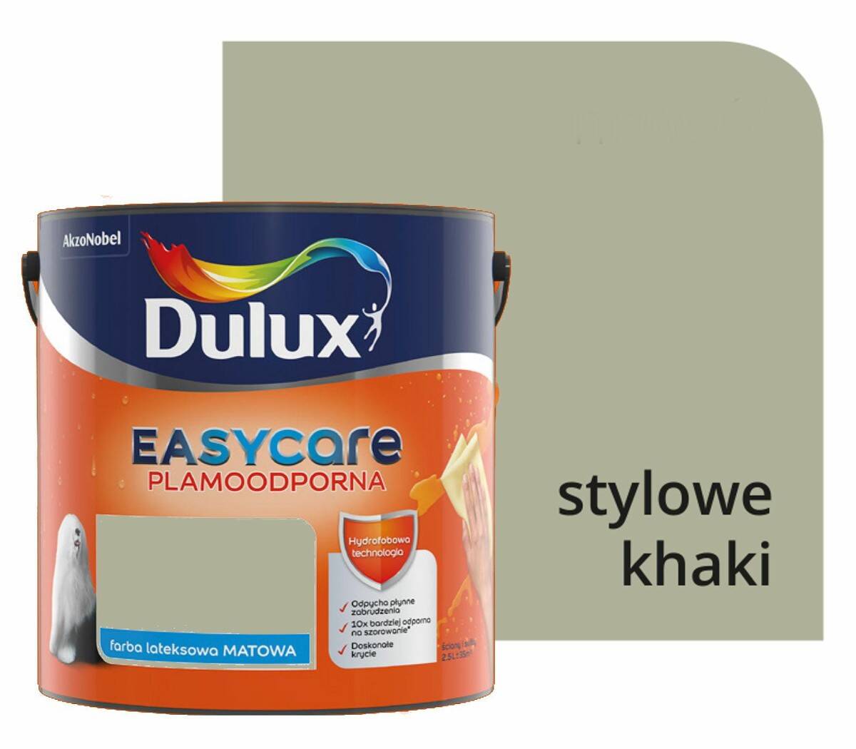 Dulux EC 2,5L STYLOWE KHAKI