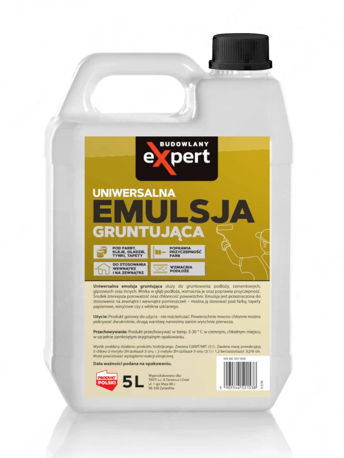 BE grunt EMULSJA uniwersalna 5L