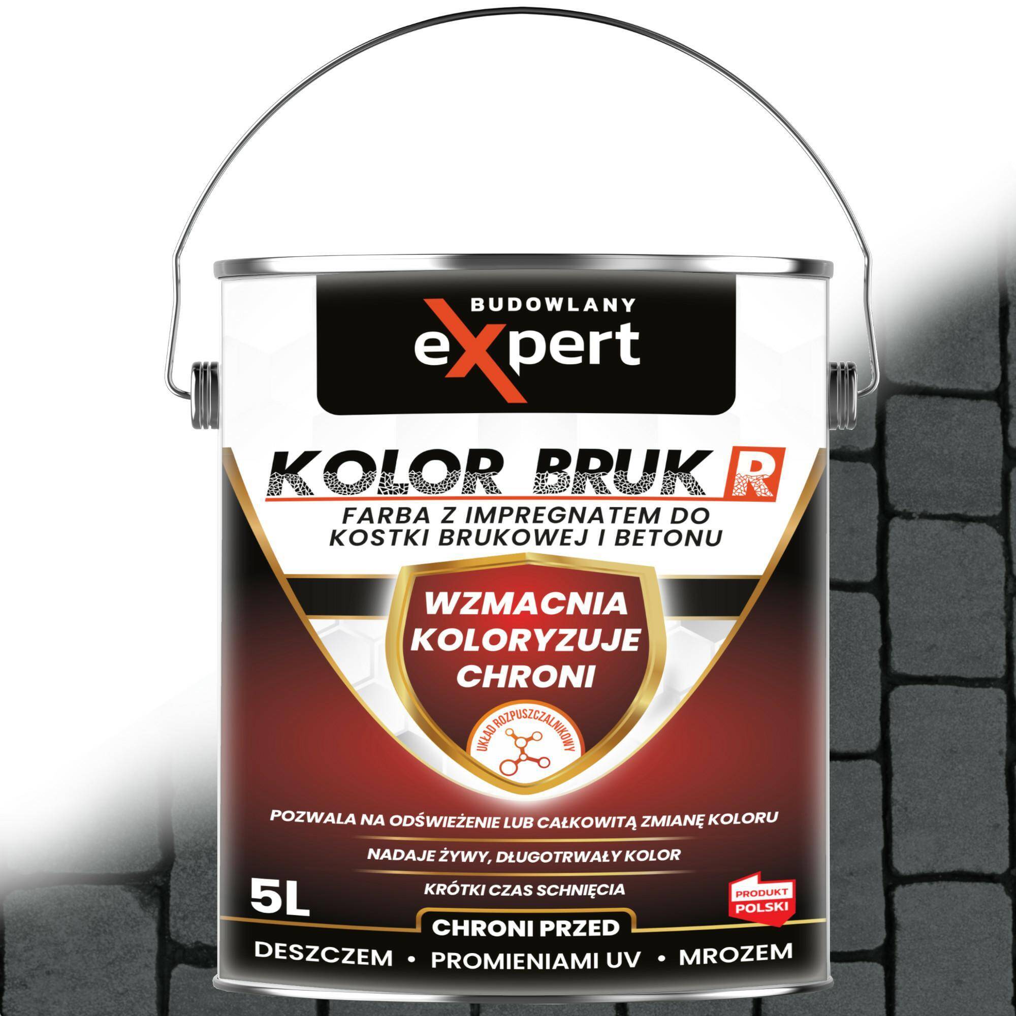 BE KOLOR BRUK R 5l grafit - farba