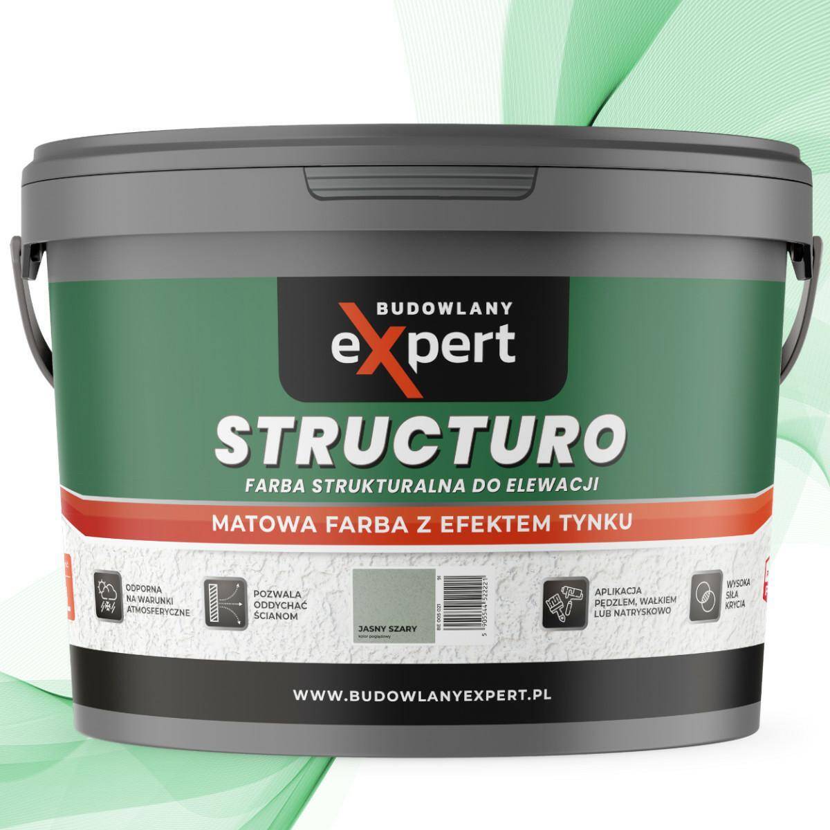 BE STRUCTURO 9l farba strukturalna do