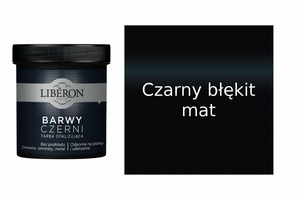 LIBERON Barwy Czerni mat 0,5l Czarny błękit