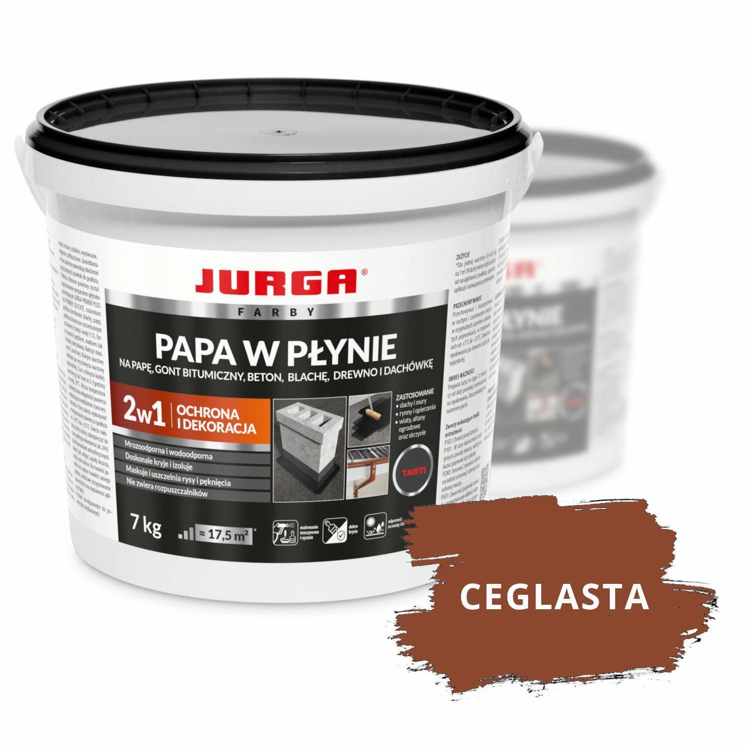 JURGA Papa w płynie 7 kg CEGLASTA