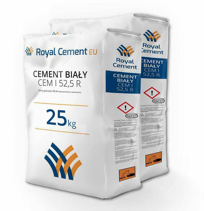 Cement biały ROYAL 25kg