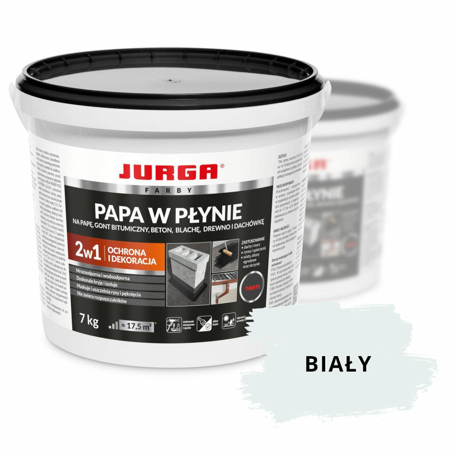 JURGA Papa w płynie 7 kg BIAŁA