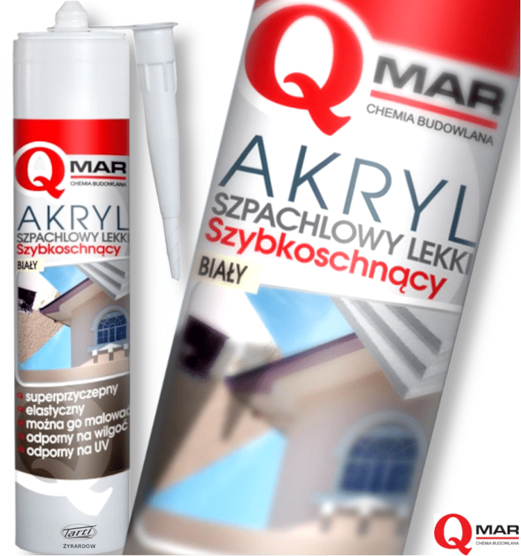 QMAR akryl lekki szpachlowy biały 300ml