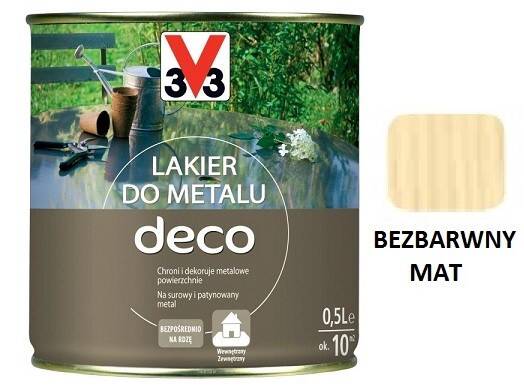 V33 Lakier do metalu DECO MAT 0,5L