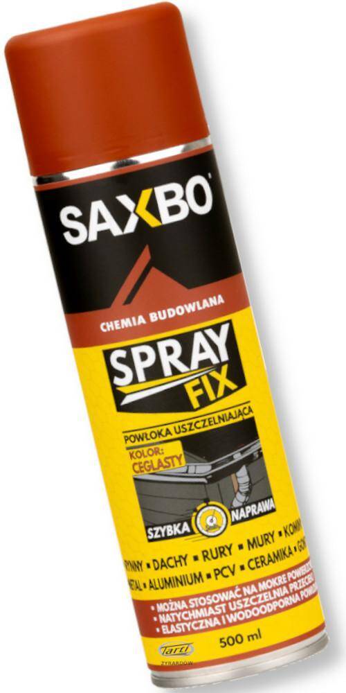 SAXBO Spray CEGLANA fix powłoka uszczel.