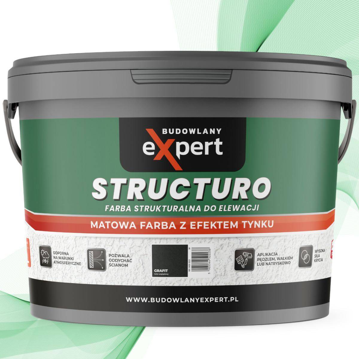 BE STRUCTURO 9l farba strukturalna do