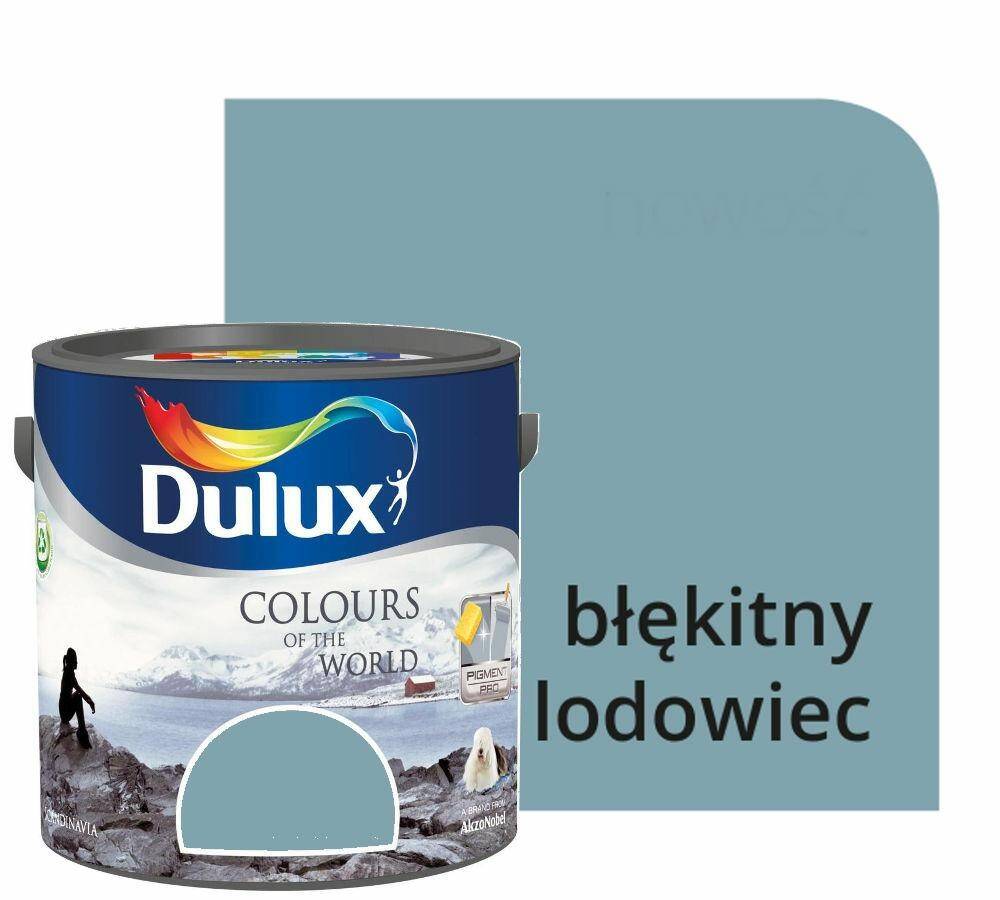 Dulux Kolory Świata 2,5L BŁĘKITNY LODOWIEC - Nowość 2019!