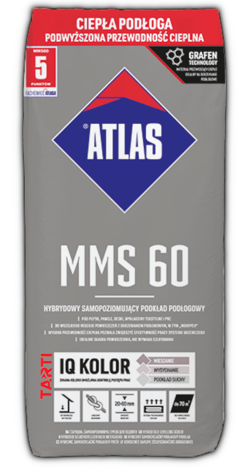 ATLAS MMS-60 zaprawa samopoziom. 25kg od