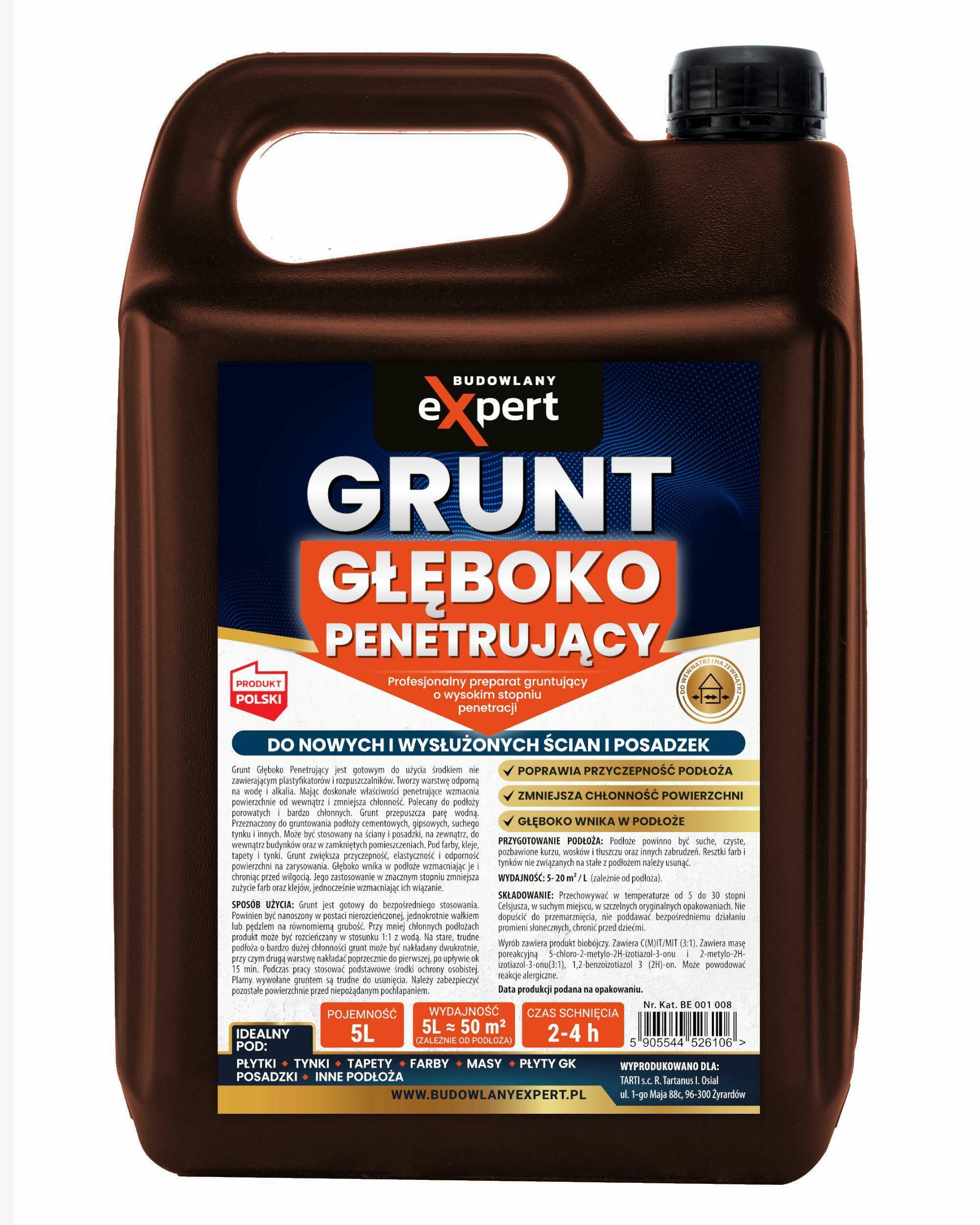 BE grunt GŁĘBOKO PENETRUJĄCY 5L