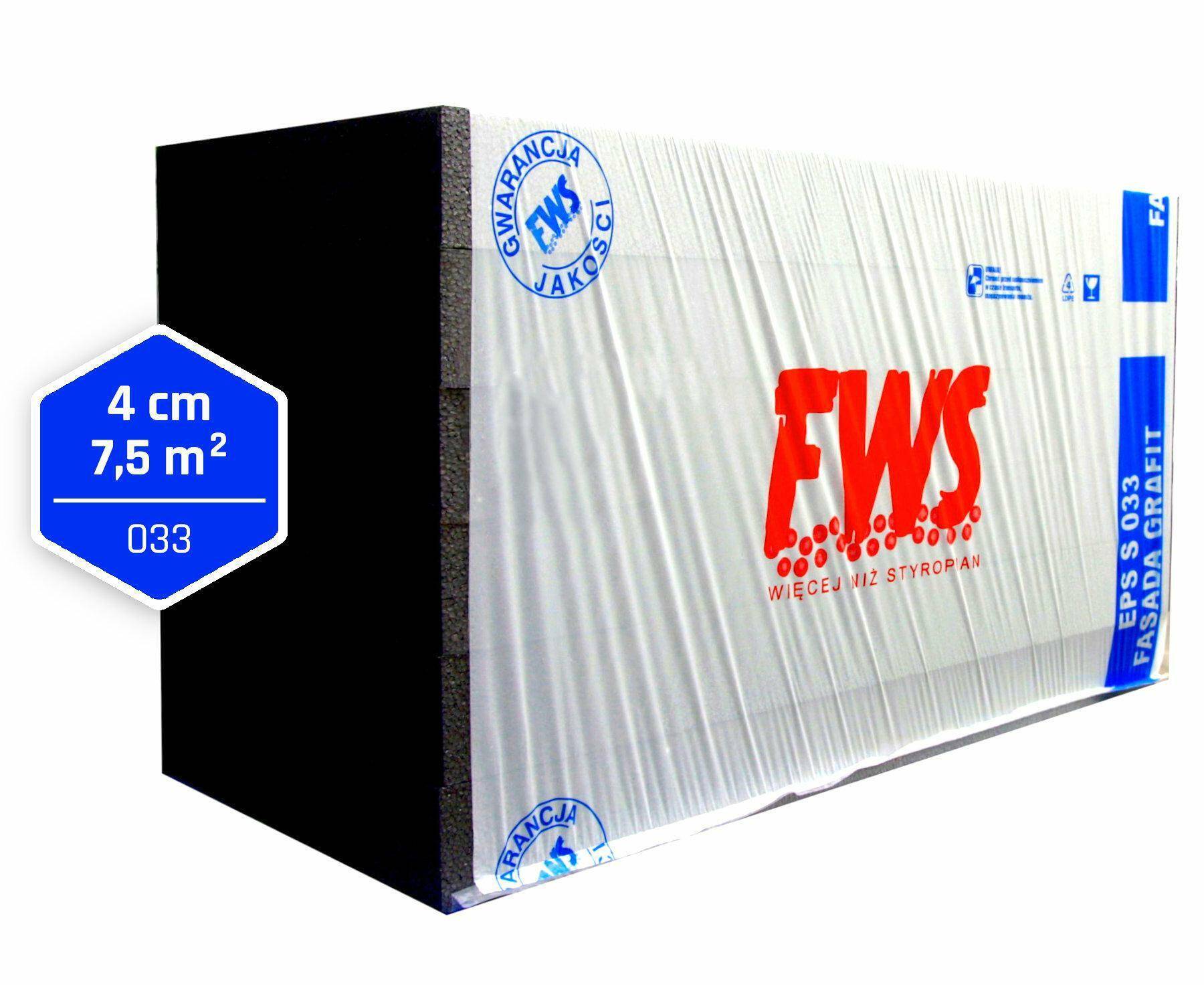 FWS styr. GRAFIT 033 gr.4cm 7,5m2/ p