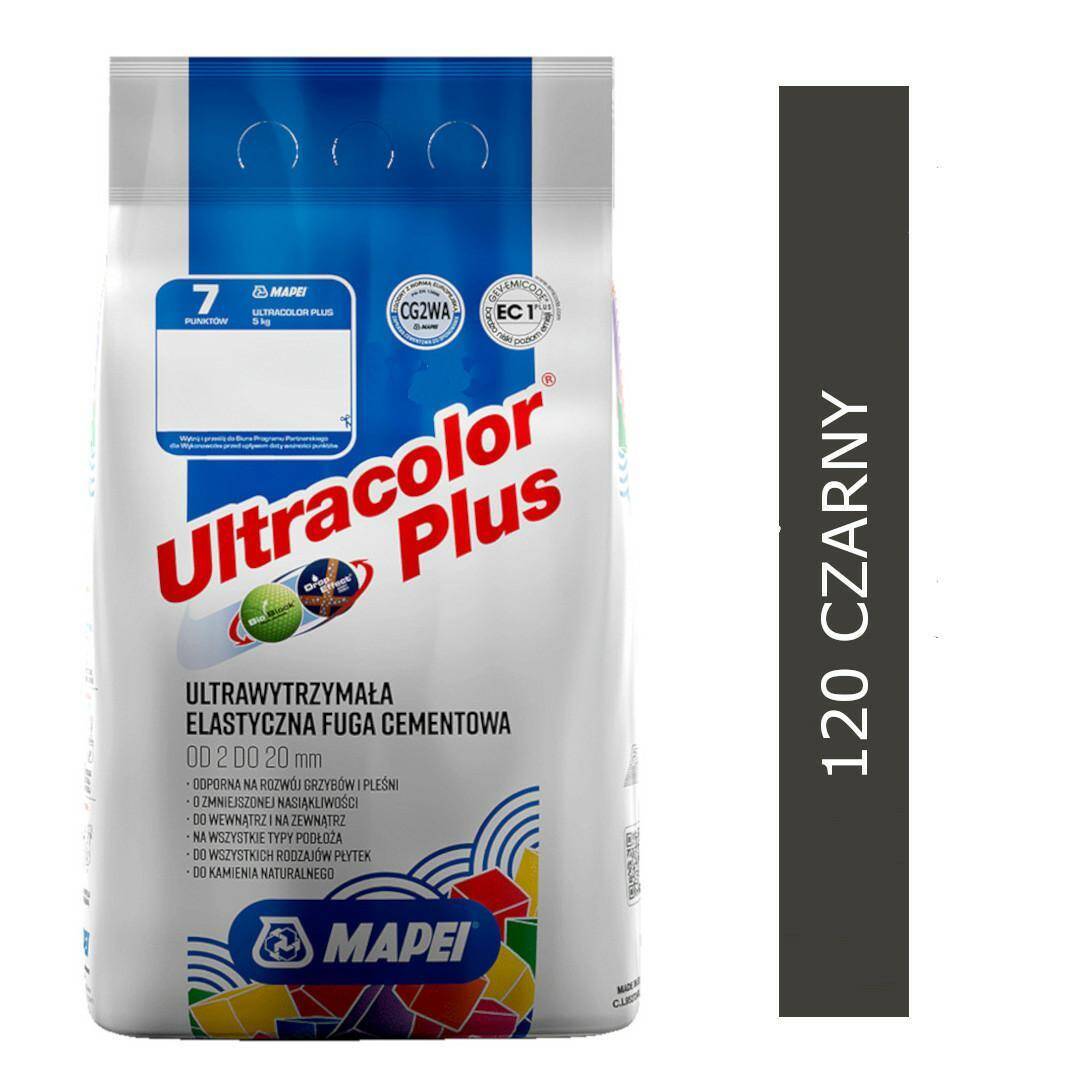 MAPEI Fuga Ultracolor Plus 120 CZARNY 2 kg (Zdjęcie 1)