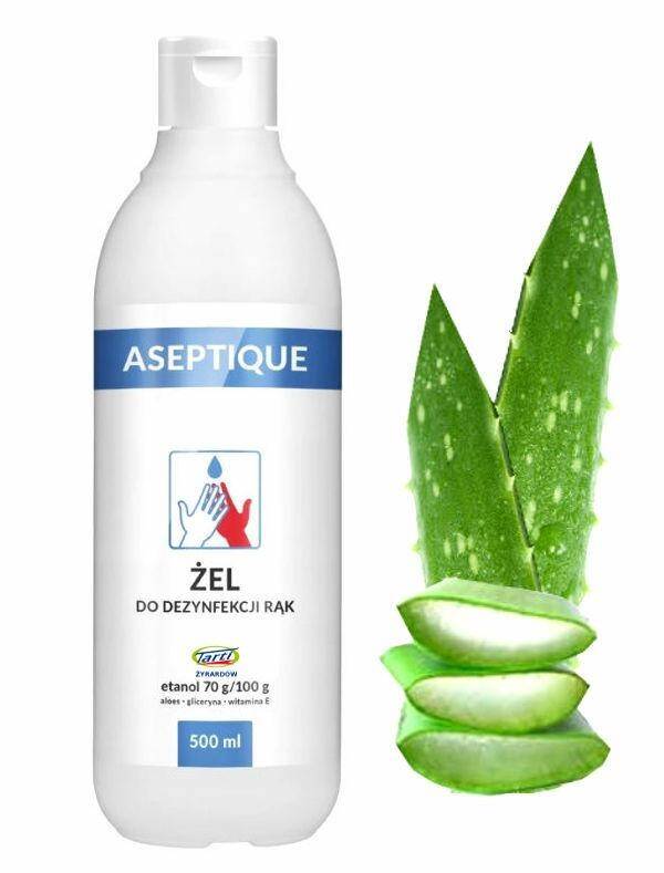 ASEPTIQUE żel do dezynfekcji rąk 500ml